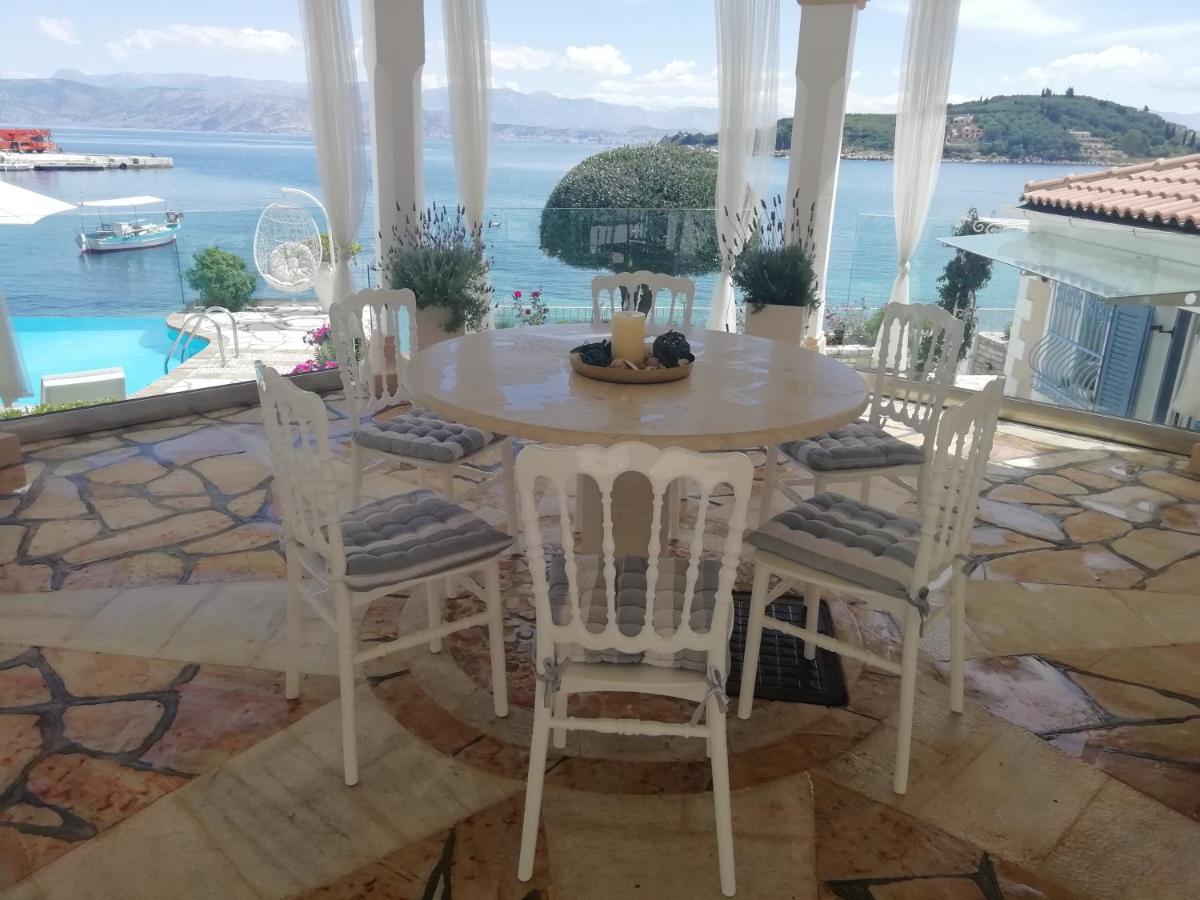 Imerolia Beach Villa Kassiopi Corfu Exterior foto